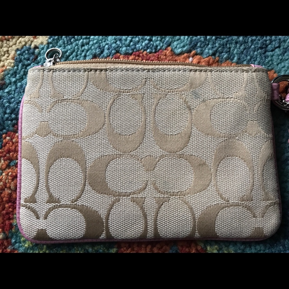 Authentic Small Coach Wristlet - image 3